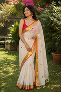 Heart Whisper - Pure Mul Cotton Saree