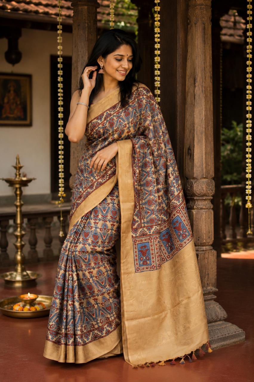 Rajvaibhav Dola Silk Saree