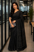 Nishajaal Cotton Jamdani Saree