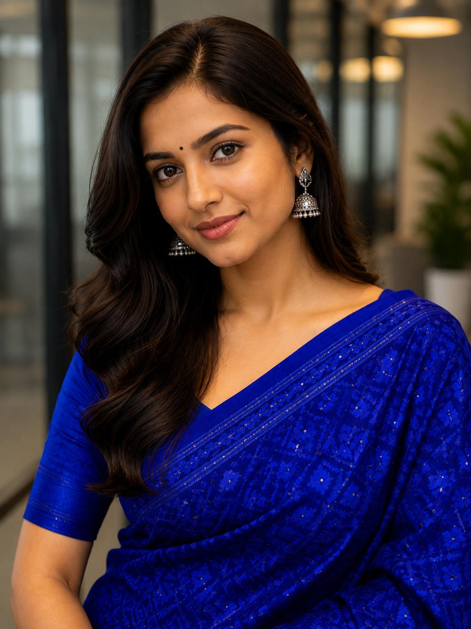 Chitravaan Linen Tissue Saree