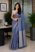 Neelprabha Linen Tissue Saree