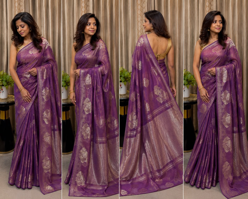 Kamalika Linen Tissue Saree