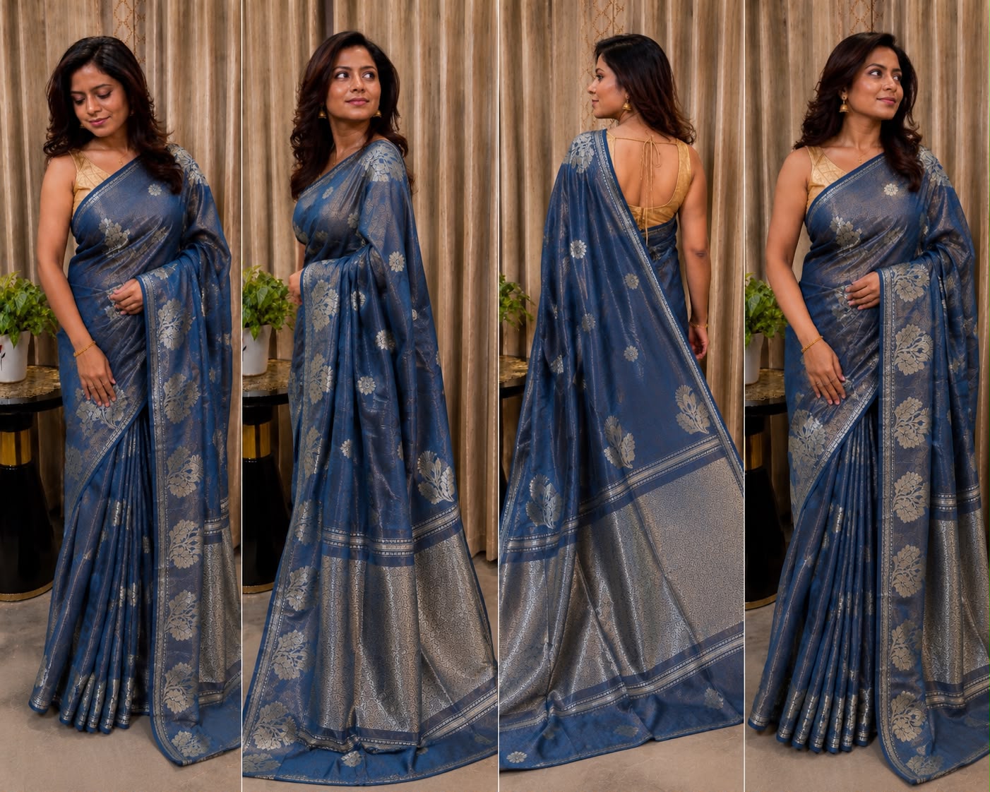 Kamalika Linen Tissue Saree