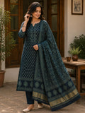 Neelvastra Premium 2 Piece Modal Silk Suit Set