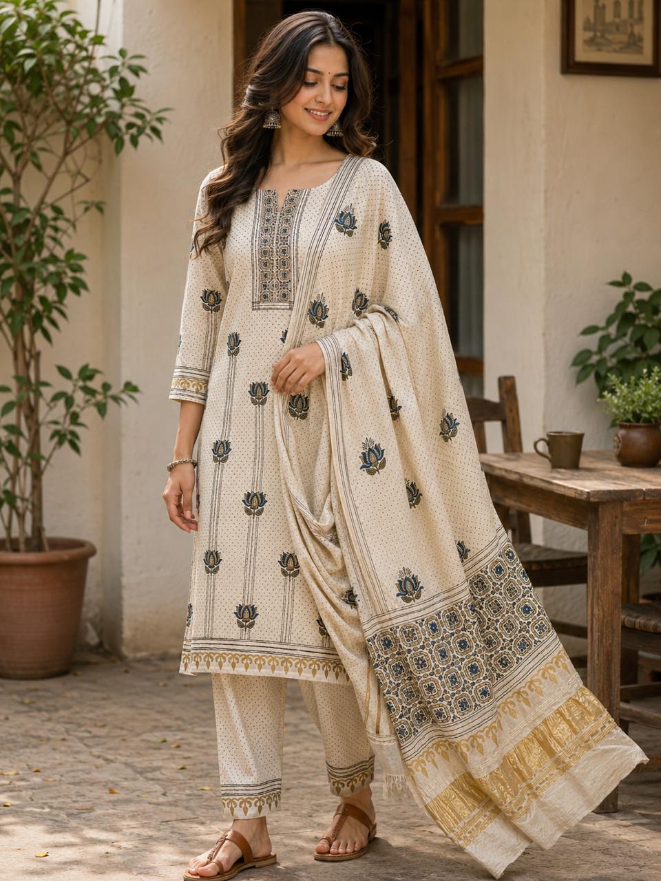Kamalika Premium 2 Piece Modal Silk Suit Set