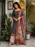 Gulnaar Kota Doria 3 Piece Suit Set