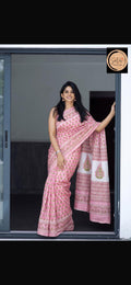 Rajnisha Premium Modal Silk Saree Pink