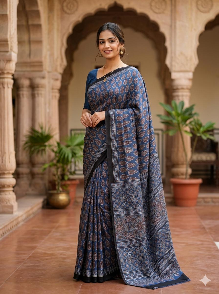 Meghdoot Premium Modal Silk Saree