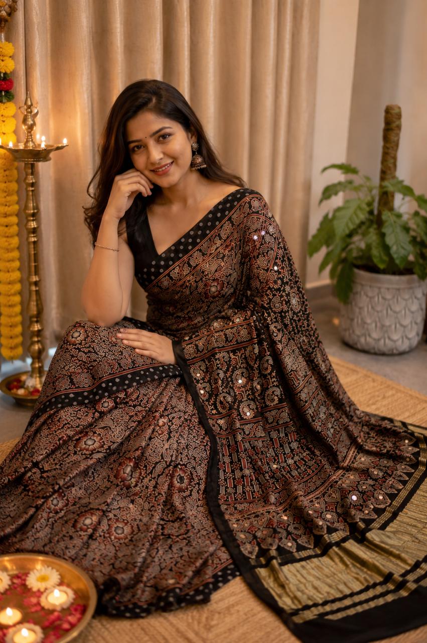 Rangmahal Premium Modal Silk Saree