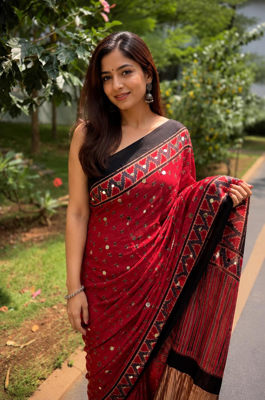 Raktambara Premium Modal Silk Saree