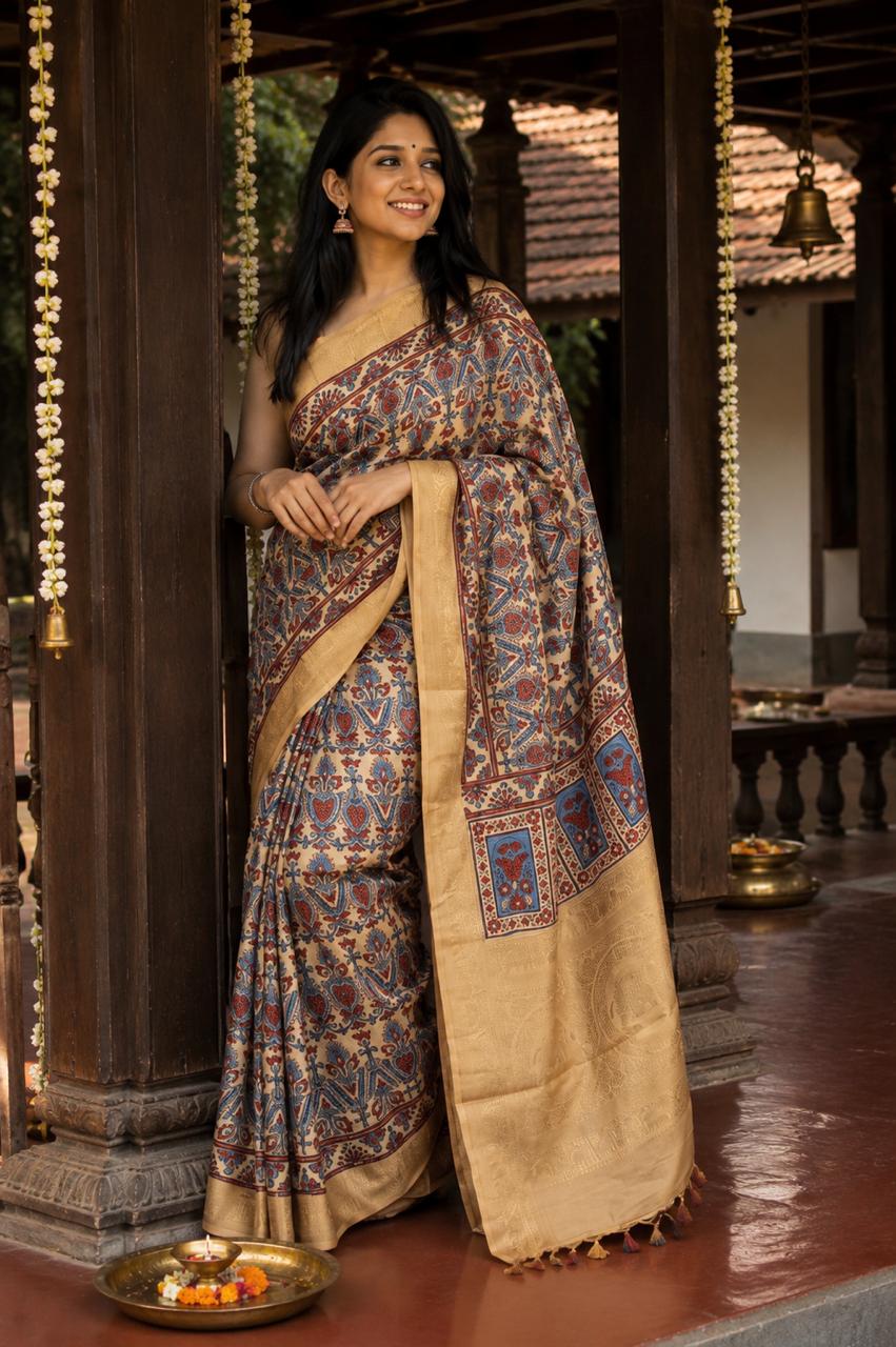 Rajvaibhav Dola Silk Saree