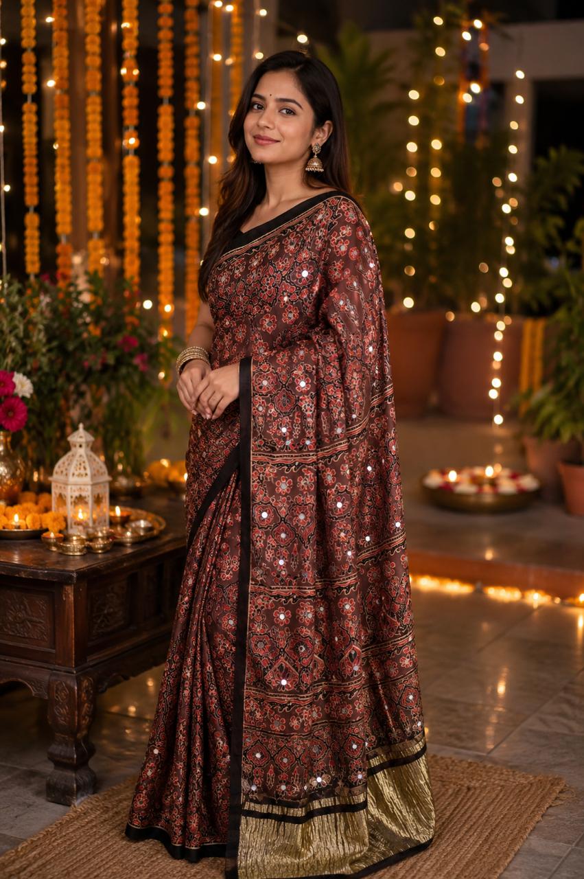 Rangmahal Premium Modal Silk Saree